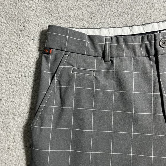 KJUS Shorts Mens 36 Gray Performance Stretch Chino Ike Golf Wicking 10" - Picture 5 of 10